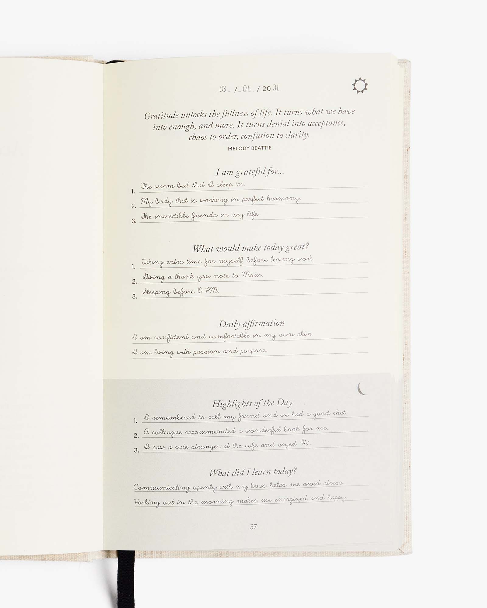 The Five Minute Journal (Linen Edition)