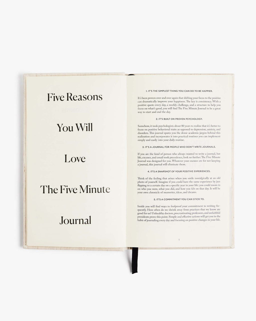 The Five Minute Journal (Linen Edition)