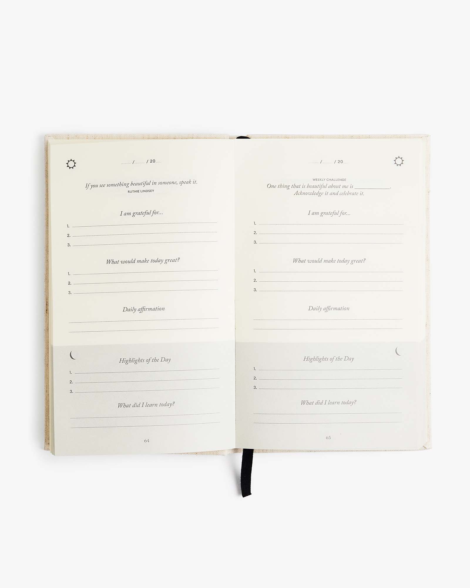 The Five Minute Journal (Linen Edition)
