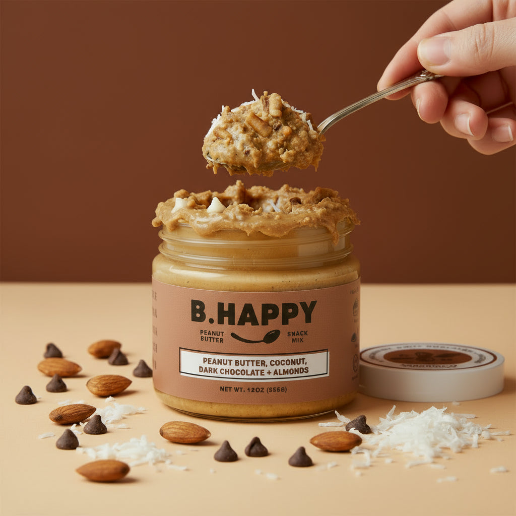 Peanut Butter Snack — Coconut, Dark Chocolate & Almonds